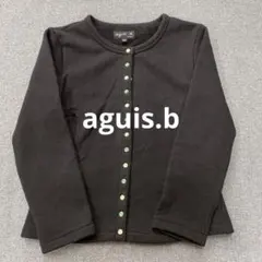 N550◯ アニエスベー カーディガン プレッション ブラック