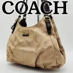 COACH コーチ ショルダーバッグ シグネチャー キャンバス 18762
