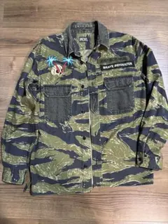 DIESEL 迷彩 ミリタリージャケット　サイズS(M相当)