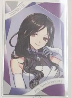 にじさんじ 7周年 白雪巴 チェキ風カード