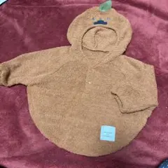 【80cm】mocmof ハロウィン かぼちゃポンチョ