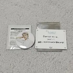 &TEAM カフェ MAKI マキ 運勢カード 缶バッジ