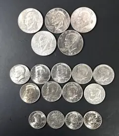 アメリカ 50セント硬貨 67枚 1ドル硬貨 30枚 コイン 硬貨 セット