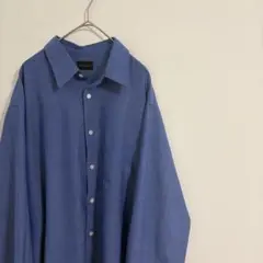 美品　定価11,000円グリーンレーベル ブルーシャツ L 3211-107