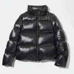 ユニクロ　ウルトラライトダウンシャイニーボリュームジャケット　L ブラック