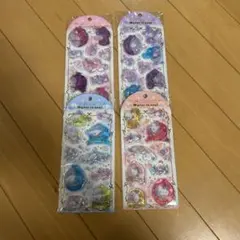 サンリオウォーターインシール　4枚set マイメロ、クロミ、キティ、シナモロール