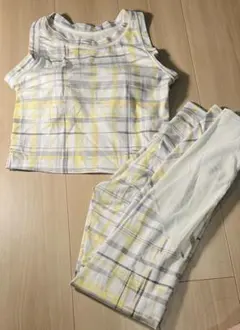 SUKALA チェック柄 ヨガウェア 上下セット　LAVA