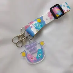 ケアベア アクリルキーホルダー ストラップ付き