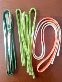 未使用　帯締め　 房付き2本、房無し1本の3本セット