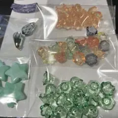 染めビーズ　まとめて