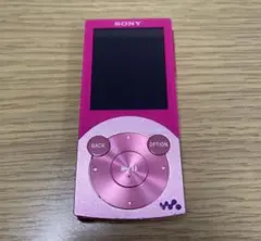 SONY WALKMAN 本体 スピーカー付き ピンク N W-S13 - メルカリ