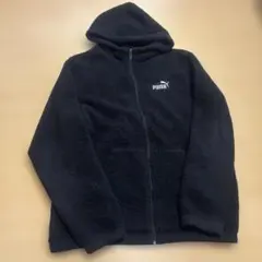 PUMA フリースジャケット ブラック