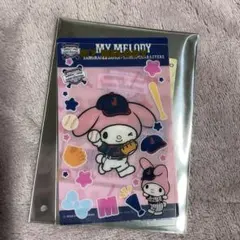 タイトーくじ　侍ジャパン×サンリオ　G賞クリアカードセット　マイメロディ