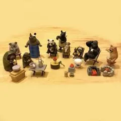 どうぶつキャンプなど ガチャガチャ カプセルトイ セット