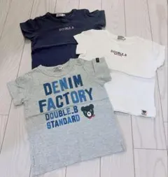 DOUBLE.B Tシャツ 90サイズ　３点セット