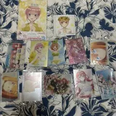 五等分の花嫁ウエハースカードとイラストボードとマグネットシート