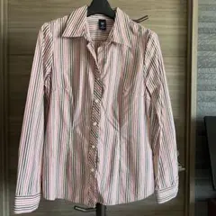 GAP ストライプ 長袖シャツ M