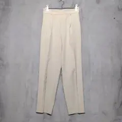 vis♡ハイウエスト テーパードスラックス センタープレス S