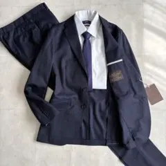 新品未使用✨グリーンレーベルリラクシング スーツ 紺 46/80 カノニコ生地