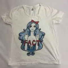 FACT　ファクト　Tシャツ　バンドT Mサイズ 半袖Tシャツ 青い髪の女性のサムネイル