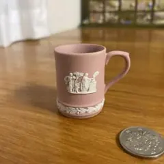 ウェッジウッド ジャスパー ピンク ミニチュア スクエア花瓶 フラワー