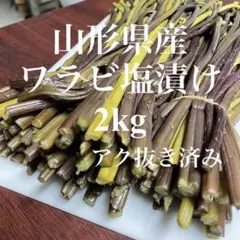 山形県産 コゴミ塩漬け 2kg(1kg×2袋) 塩蔵 こごみ 山菜 野菜 - メルカリ