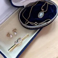 【美品】Wedgwood ネックレス ジャスパー カメオ　遺品整理 断捨離のサムネイル