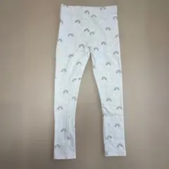 虹プリント グレー レギンス 7