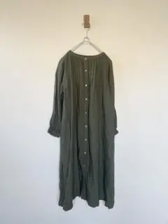 ネストローブ 前後 2way ロング ワンピース リネン Aライン フレア ネストローブ リネン100% 前後2way ワンピース フレア グレー - メルカリ