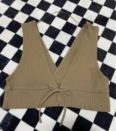 GU ジーユー ニットビスチェ M