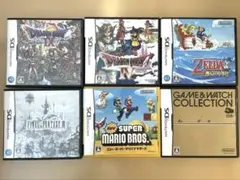 ニンテンドーDS ソフト　おまとめ売り　マリオ　ドラクエ　FF ゼルダなど　6本
