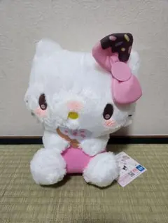 mikko×Sanrio　ドーナツデザイン　BIGぬいぐるみ ハローキティ