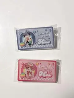カラフルピーチ　おなまえバッジコレクション　のあ＆ヒロ　セット