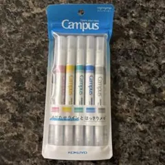 【新品】KOKUYO Campus 2Way マーカー 5色セットのサムネイル