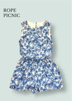 ROPE PICNIC 花柄ノースリーブオールインワン