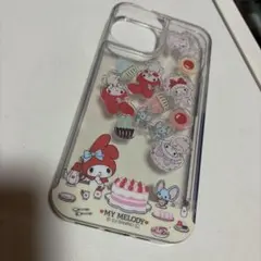 マイメロディ、ピアノ　iPhone15ケース　アクスタ入れ