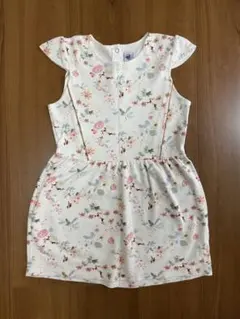 プチバトー 花柄ミニワンピース8ans 128cm