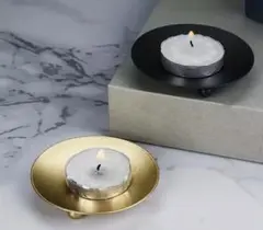 キャンドルホルダー 2個セット ゴールド