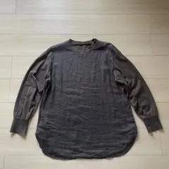 コンジェペイエアデュートリステス　リネンメジャージ クルーネックプルオーバ