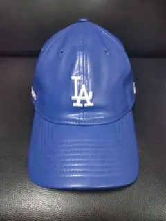 【NEW ERA】LA.ドジャース　 　　　レザーキャップ　アトモスコラボ