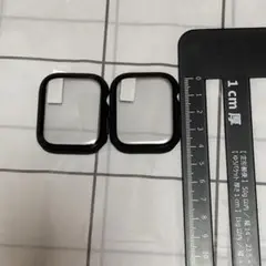 アップルウォッチケース 41mm ブラック 2個セット