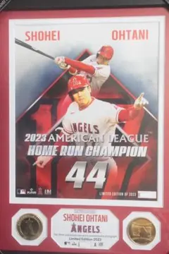 大谷翔平選手 2023 AL HR王獲得記念ダブルコインフォトミント 44号