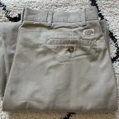 ツータック チノパン ワイドシルエット コットン100% USA古着