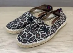 【美品】26.0cm gaimoエスパドリーユ ヒョウ柄 スリッポン