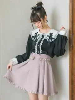 ROJITA ビジュベルト タッキングスカート