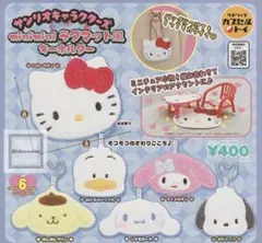 サンリオキャラクターズminiminiラグマット風キーホルダー シナモンロール