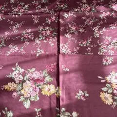 宮崎順子　2枚セット　YUWA 紫パープル　バラ　リメンバーキルト