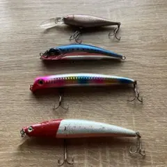 ミノー4種のサムネイル