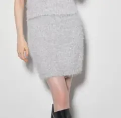 【値下げ可】シャギーニットタイトスカート