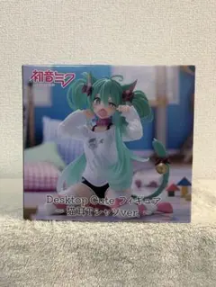 初音ミク フィギュア 猫耳Ｔシャツ Desktop Cute